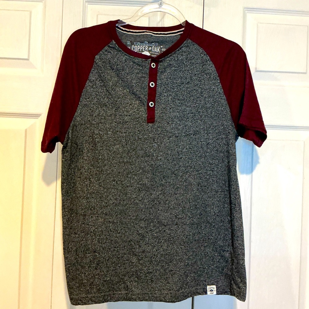🍓 Copper & Oak Short Sleeve Shirt - Small